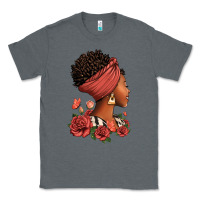 Charcoal Heather She who kneels before god can stand before anyone Classic Tee - RanaPortraitStore