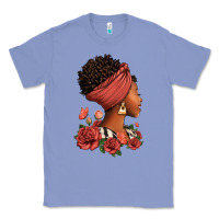 Colony Blue She who kneels before god can stand before anyone Classic Tee - RanaPortraitStore