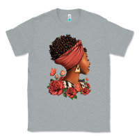 Heather Grey She who kneels before god can stand before anyone Classic Tee - RanaPortraitStore