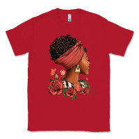 Red She who kneels before god can stand before anyone Classic Tee - RanaPortraitStore