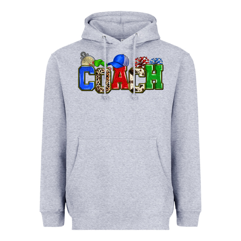 Coach Heavyweight Hoodie by Zillion Design Studio | Teevron