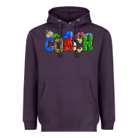 Plum coach Heavyweight Hoodie - Zillion Design Studio