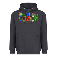 Smoke coach Heavyweight Hoodie - Zillion Design Studio
