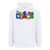 White coach Heavyweight Hoodie - Zillion Design Studio