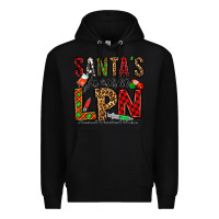 Black santa's favorite lpn Premium Hoodie - Jasminsmagicworld