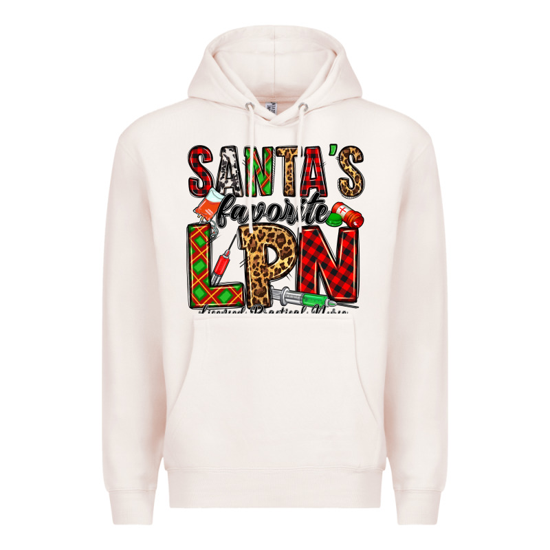 Santa's Favorite Lpn Premium Hoodie by Jasminsmagicworld | Teevron