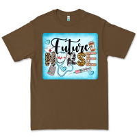 Cacao Western Future Nurse Premium Tee - LillyAllenDesigns