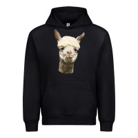 Black Alpaca Head Urban Hoodie - LillyAllenDesigns