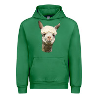 Emerald Alpaca Head Urban Hoodie - LillyAllenDesigns