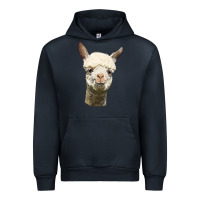 Navy Alpaca Head Urban Hoodie - LillyAllenDesigns