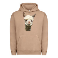 Pigment Burro Alpaca Head Urban Hoodie - LillyAllenDesigns