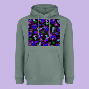 Halloween Heavyweight Hoodie Designed By Texasbilliewilder