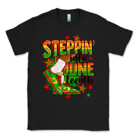 Black Steppin' into Juneteenth Classic Tee - RanaPortraitStore