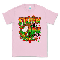 Bubblegum Pink Steppin' into Juneteenth Classic Tee - RanaPortraitStore