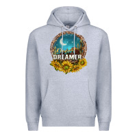 Heather Grey desert dreamer Premium Hoodie - NancyCooperArtShop