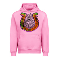Fuchsia Pink halloween  horseshoe Urban Hoodie - Jasminsmagicworld