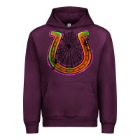Mauve Wine halloween  horseshoe Urban Hoodie - Jasminsmagicworld