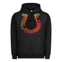 Pigment Black halloween  horseshoe Urban Hoodie - Jasminsmagicworld