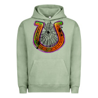 Pigment Oil Green halloween  horseshoe Urban Hoodie - Jasminsmagicworld