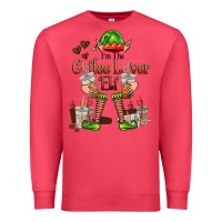 Cardinal im the coffee lover elf Premium Sweatshirt - FaDigitalArtStudio