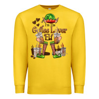 Lemon im the coffee lover elf Premium Sweatshirt - FaDigitalArtStudio
