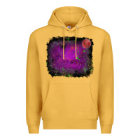 Mustard halloween backround moon Premium Hoodie - RanaPortraitStore