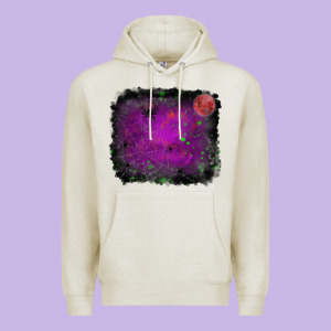 Halloween Backround Moon Premium Hoodie Designed By Ranaportraitstore