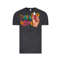 Vintage Black western sunflowers nail boss Vintage Tee - Artiststas