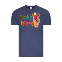 Vintage Denim western sunflowers nail boss Vintage Tee - Artiststas