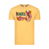 Vintage Mustard western sunflowers nail boss Vintage Tee - Artiststas