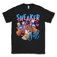 Black Sneaker girl afro woman Classic Tee - RanaPortraitStore