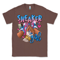 Chestnut Sneaker girl afro woman Classic Tee - RanaPortraitStore