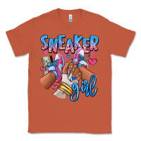 Copper Sneaker girl afro woman Classic Tee - RanaPortraitStore