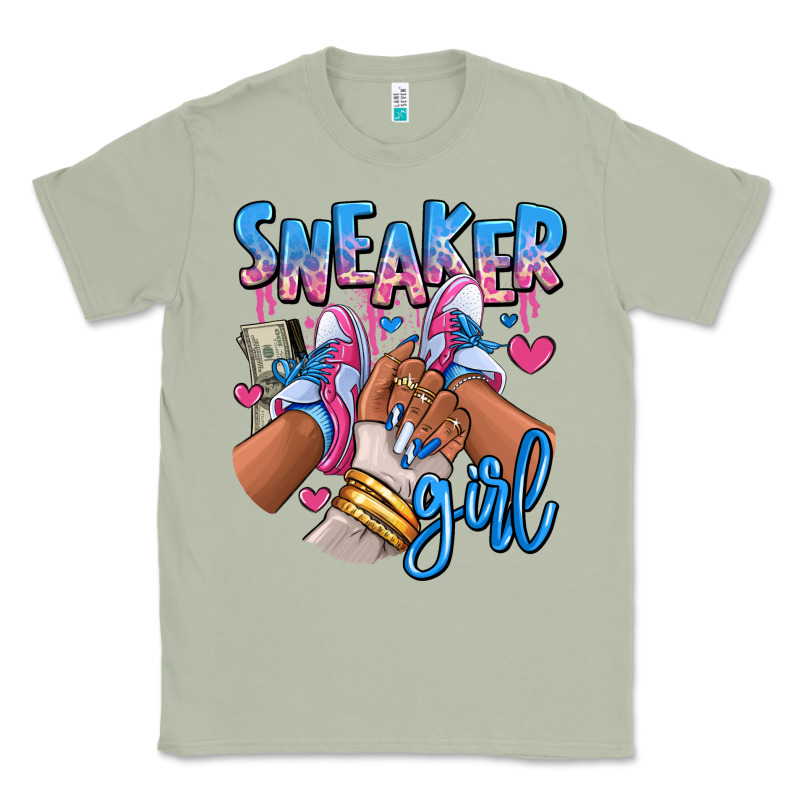 Sneaker Girl Afro Woman Classic Tee by RanaPortraitStore | Teevron