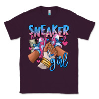 Plum Sneaker girl afro woman Classic Tee - RanaPortraitStore