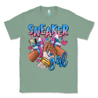 Sage Sneaker girl afro woman Classic Tee - RanaPortraitStore