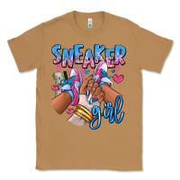 Toasted Coconut Sneaker girl afro woman Classic Tee - RanaPortraitStore