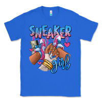 True Royal Sneaker girl afro woman Classic Tee - RanaPortraitStore