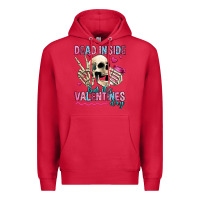 Cardinal dead inside but it's valentines day Premium Hoodie - Jasminsmagicworld