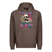 Coffee dead inside but it's valentines day Premium Hoodie - Jasminsmagicworld