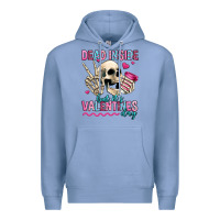 Colony Blue dead inside but it's valentines day Premium Hoodie - Jasminsmagicworld