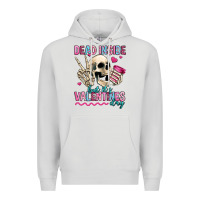 Dove Grey dead inside but it's valentines day Premium Hoodie - Jasminsmagicworld