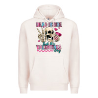 Pale Pink dead inside but it's valentines day Premium Hoodie - Jasminsmagicworld
