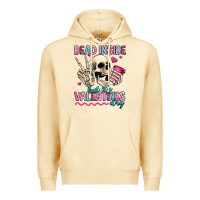 Dead Inside But It's Valentines Day Premium Hoodie | Teevron