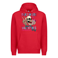 Red dead inside but it's valentines day Premium Hoodie - Jasminsmagicworld