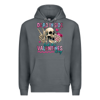 Rock dead inside but it's valentines day Premium Hoodie - Jasminsmagicworld