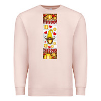 Pale Pink softball football penwraps Premium Sweatshirt - HRA Design Shop