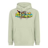 Matcha bartender Heavyweight Hoodie - Zillion Design Studio