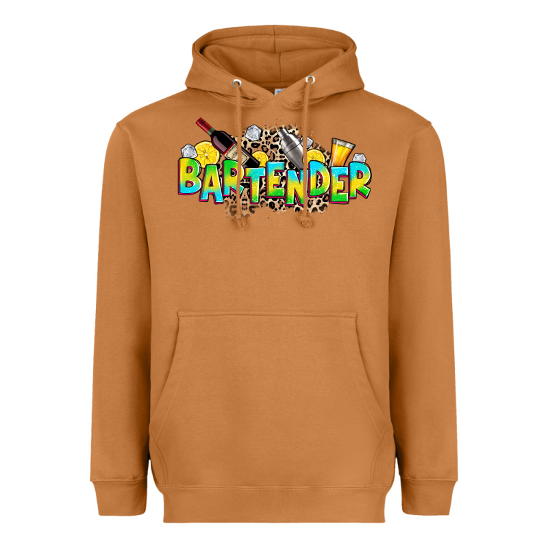 Bartender Heavyweight Hoodie by Zillion Design Studio | Teevron