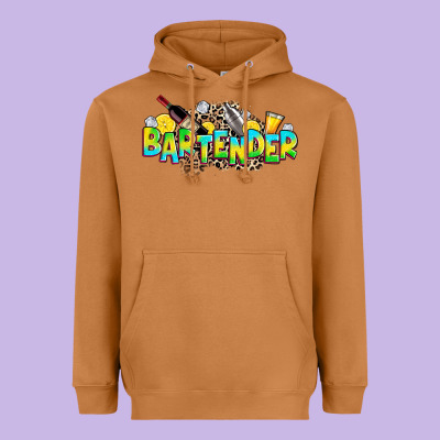 Bartender Heavyweight Hoodie Designed By Zillion Design Studio